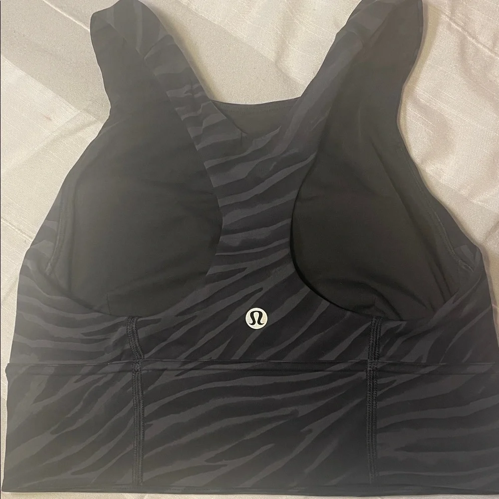 Lululemon Black Zebra‎ Print Top